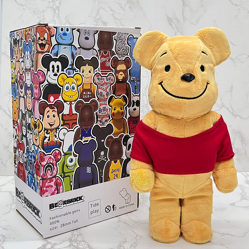 BE@RBRICK 400% Building Block Plating Violent Bears Collectible Figure Gift Toys