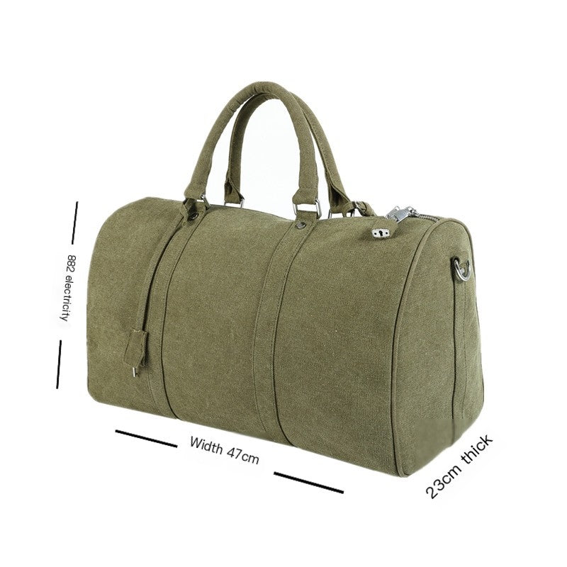 donclick Oversized Canvas ReadyMade Bucket Bag - Travel Tote & Shoulder Bag