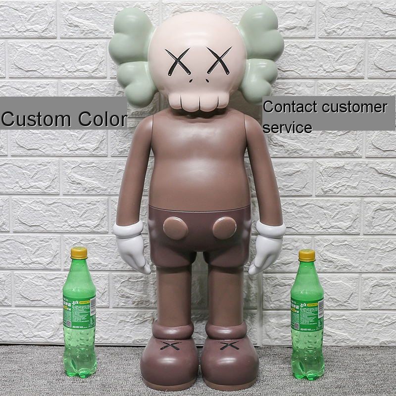 KAWS Giant Sitting Bearbrick Statue - Sesame Art Street Floor-Standing Decor