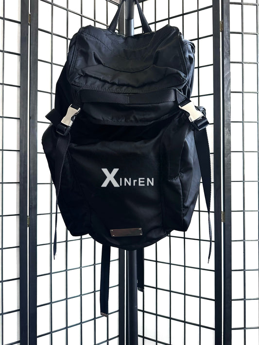 XINrEN Limited Edition Undercover Classic Nylon Parachute Backpack - Black