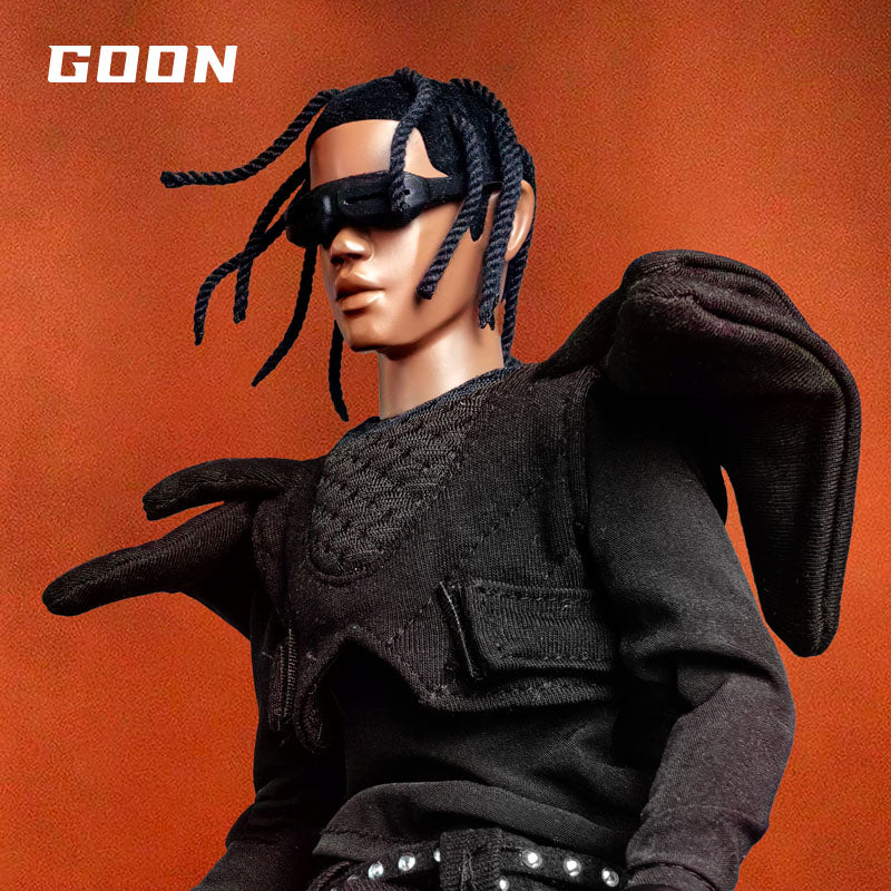 Remake 1/6 Scale Travis Scott Action Figure - Collectible Gift Set