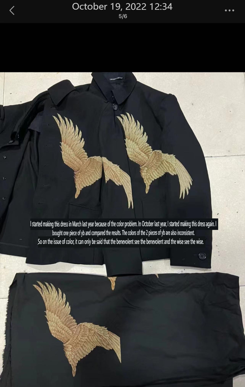 Self-made Yohji Yamamoto "Fading Soldier" Discharge Print Single-Breasted Jacket