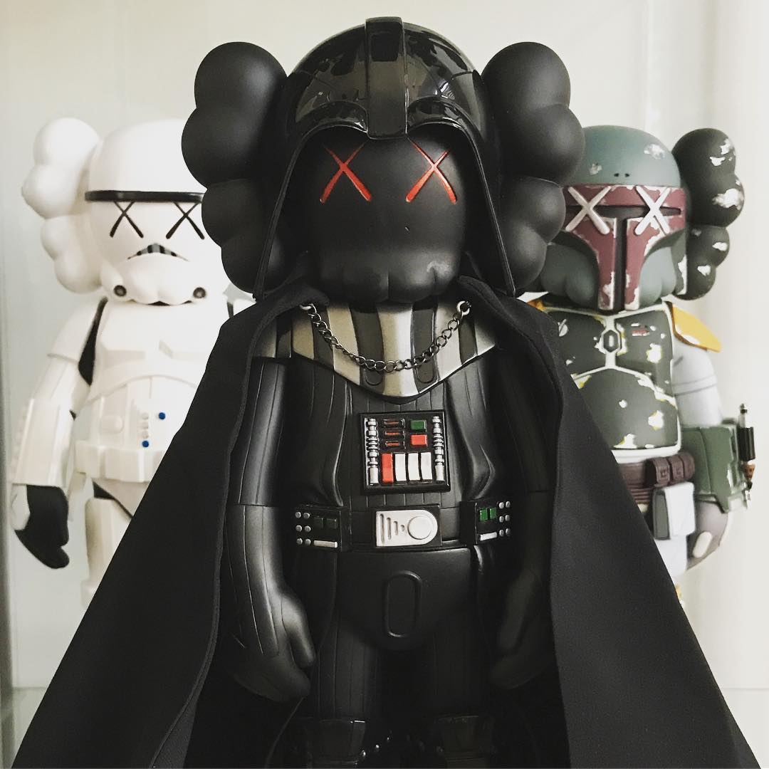 Star Wars x KAWS Collectible Action Figure: Designer Toy Doll Decoration Gift