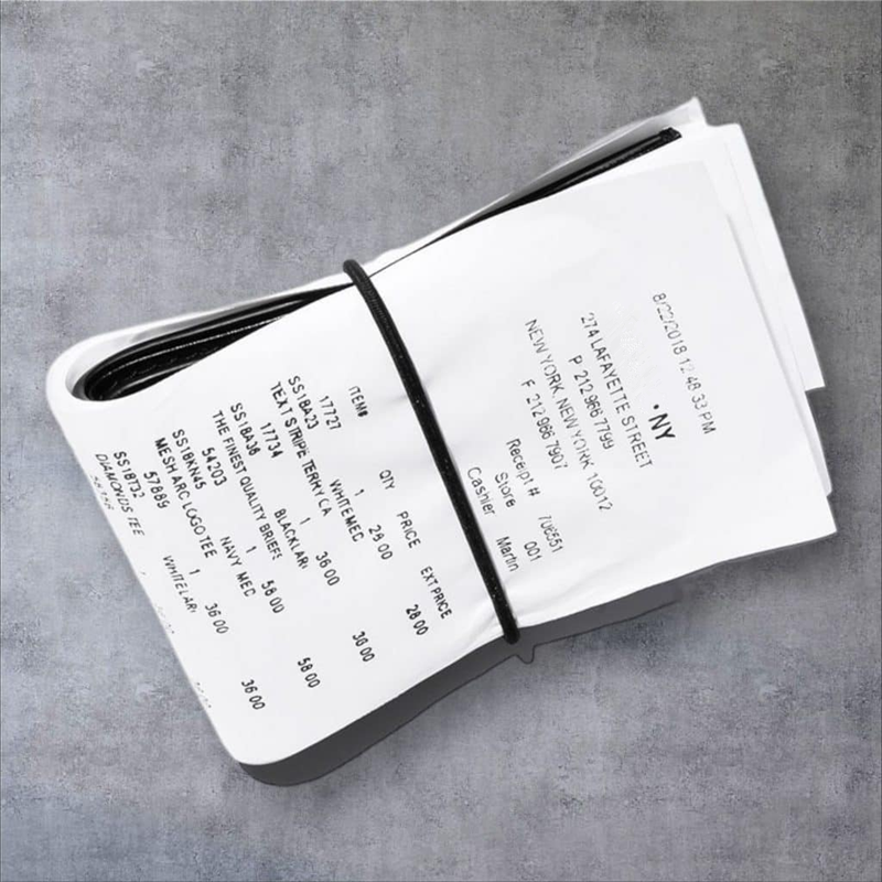 Margiela 24SS Custom Calfskin MM6 Wallet – Invoice Receipt Design Collab