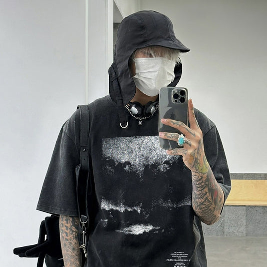 Self-made FOG Heavyweight Cotton Washed Vintage Short Sleeve T-Shirt