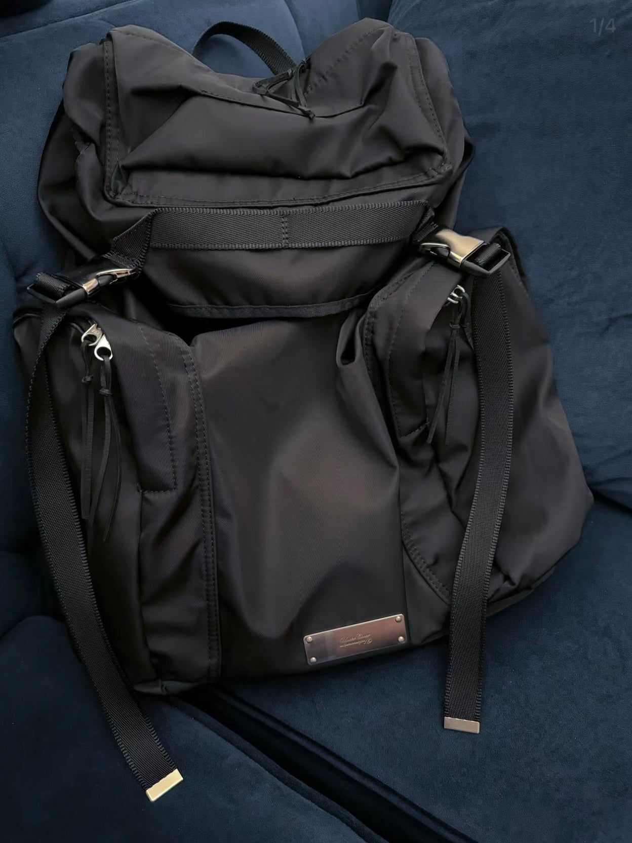 XINrEN Limited Edition Undercover Classic Nylon Parachute Backpack - Black