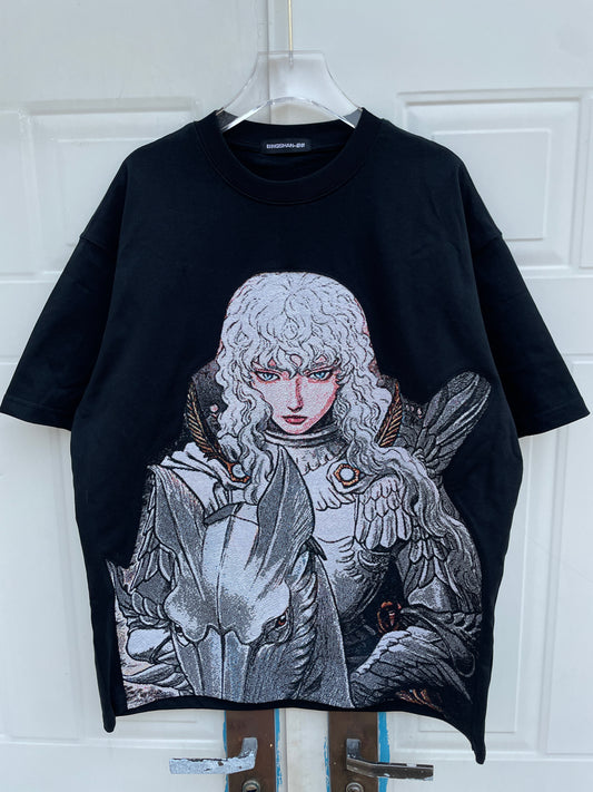 Custom Remake Griffith Berserk Anime Graphic Short Sleeve Tee – Limited Edition