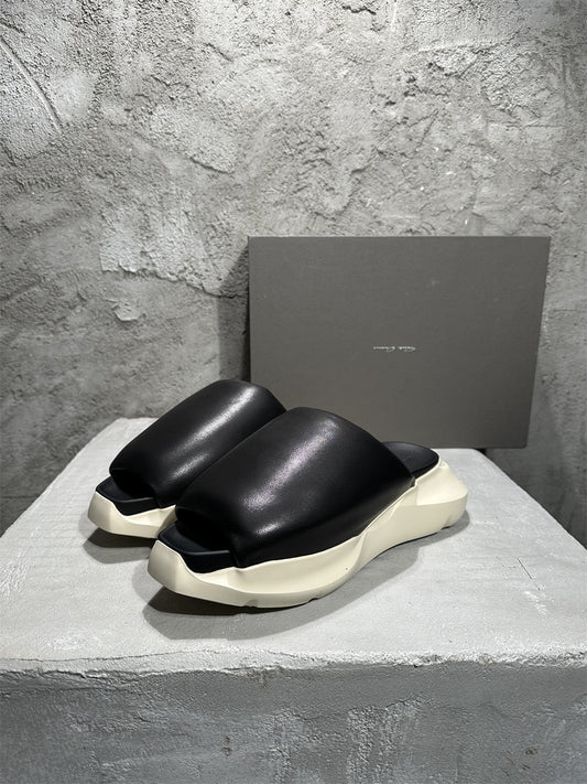 Self-made Rick Owen Sandals - Breathable Slip-On Platform Slides Beach Shoes