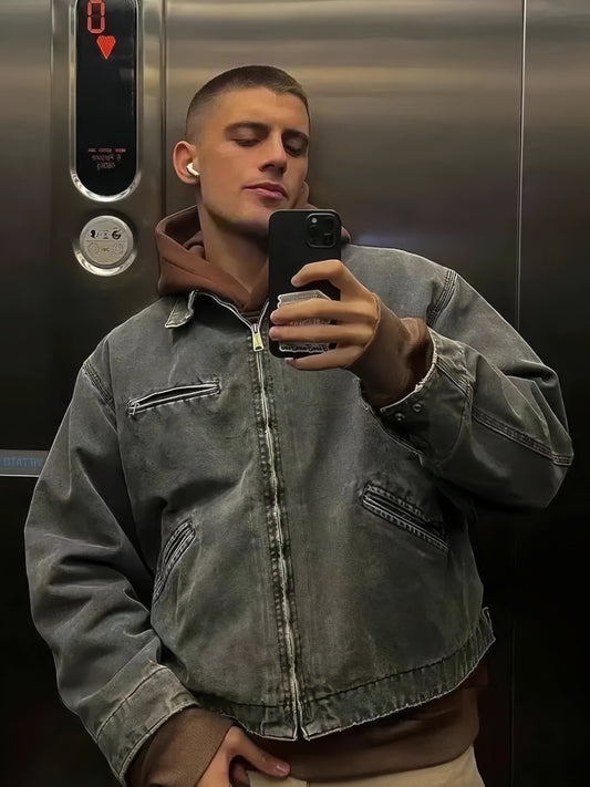 Heavyweight J97 Detroit Jacket: Vintage Workwear Canvas Outerwear Cleanfit
