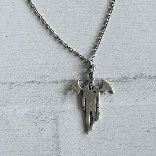 Self-made UNDERCOVER AW02 'Vampire' Pendant Necklace - 925 Silver Demon Talisman