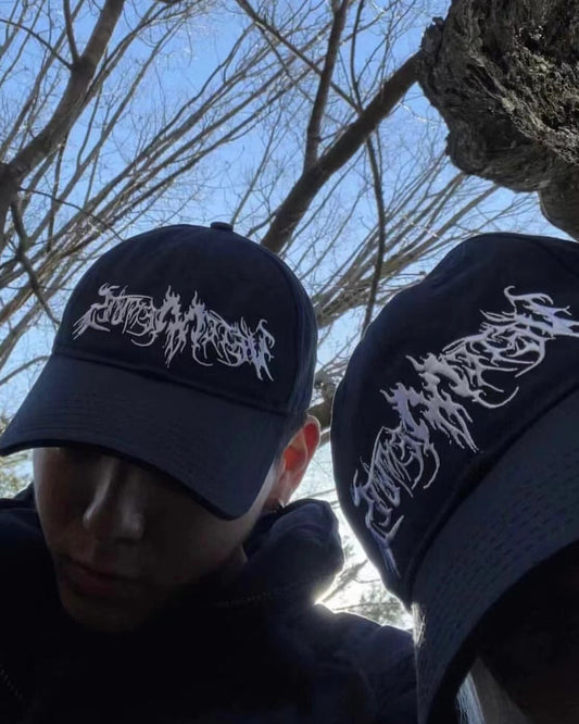 Vetements Gothic Embroidered Hat – Pentagram & Sanskrit Grailed Edition