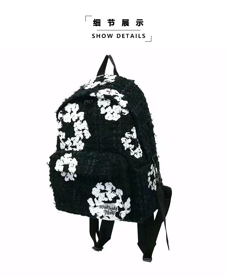 READYMADE x Denim Tears Collaboration Chanel-Style Backpack Intricate Embroidery