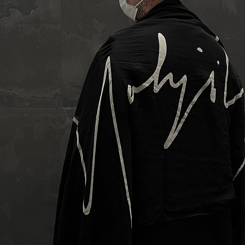 Donclickin Yohji Yamamoto Vibe Signature Silk Scarf & Shawl