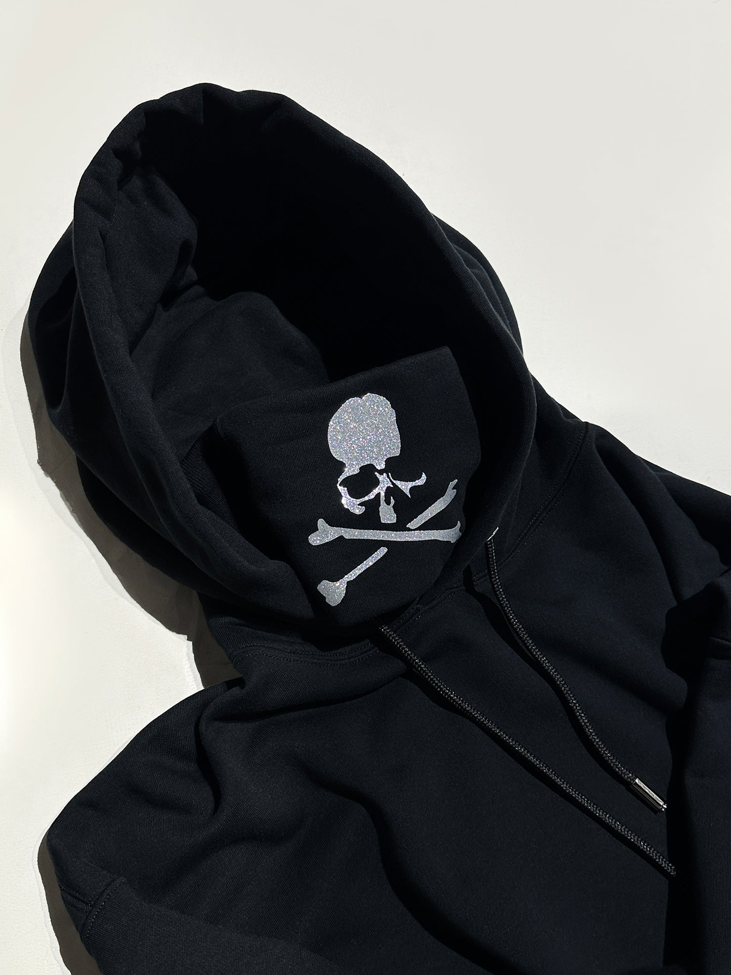 Mastermind Skull Face Hoodie - Heavyweight High-Neck Masked MMJ Jacket Pullover