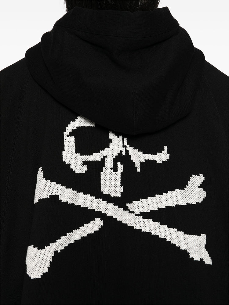 MMJ Online MASTERMIND Premium Heavyweight Hoodie - 3D Skull Embroidery Loose Fit