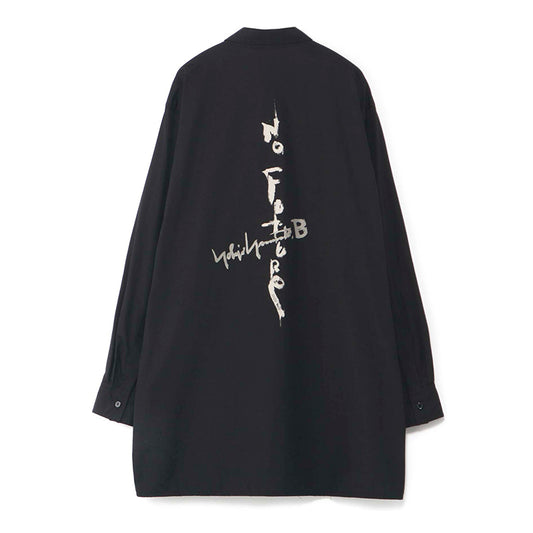 Self-made Yohji Yamamoto Dark 'NO FUTURE' Print Edition Shirt Unisex Couple's