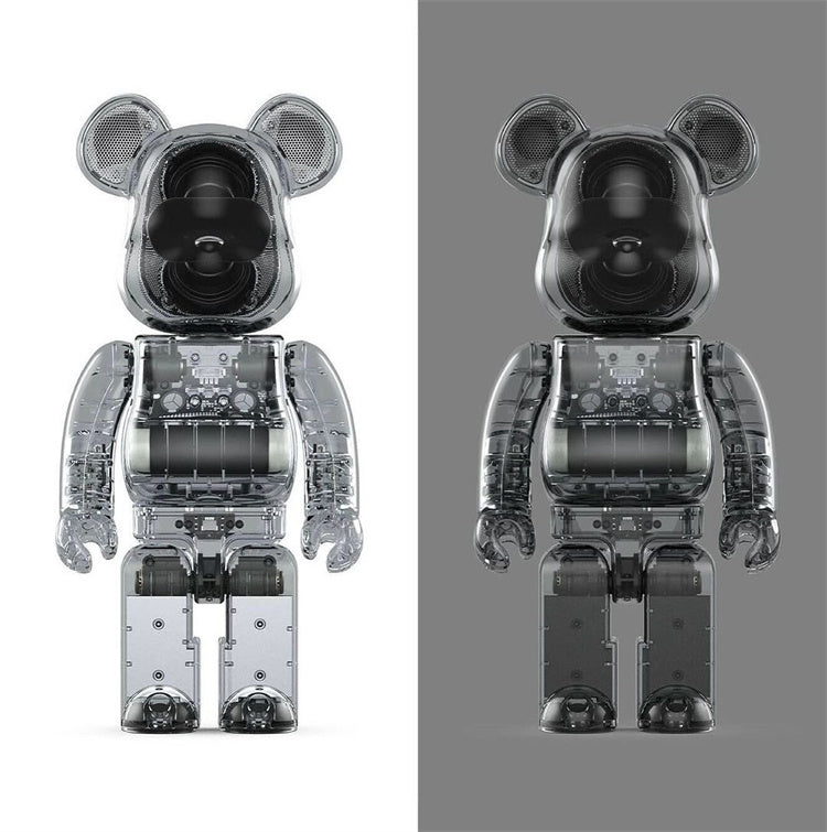 BE@RBRICK 400% Bluetooth Speaker Building Block Violent Bear Collectible Figure