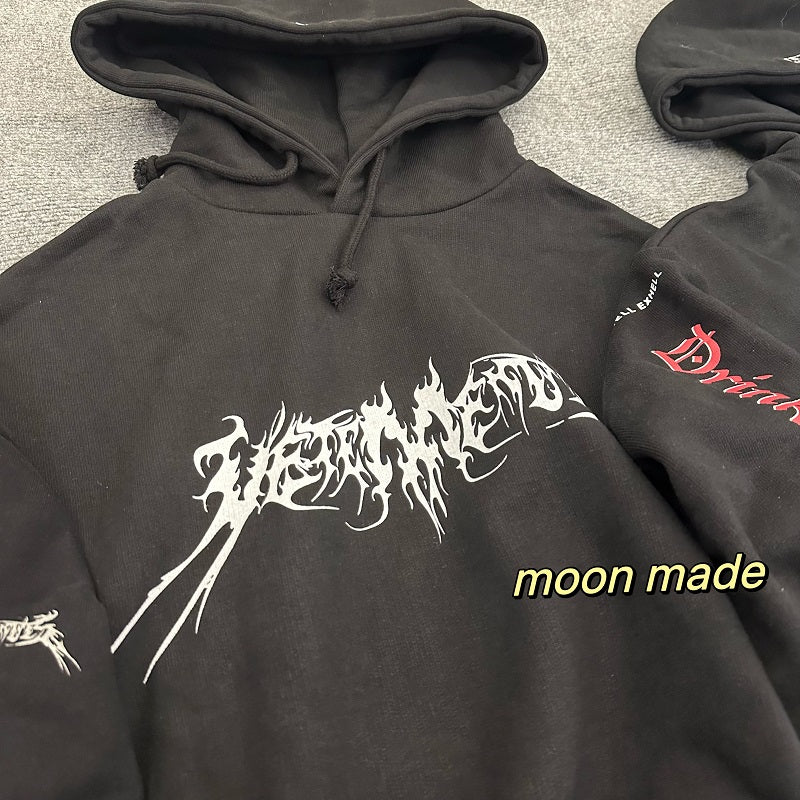 (1600g) VTM Homme 17FW Total Fucking Darkness OG Archive Pentagram Hoodie Carti