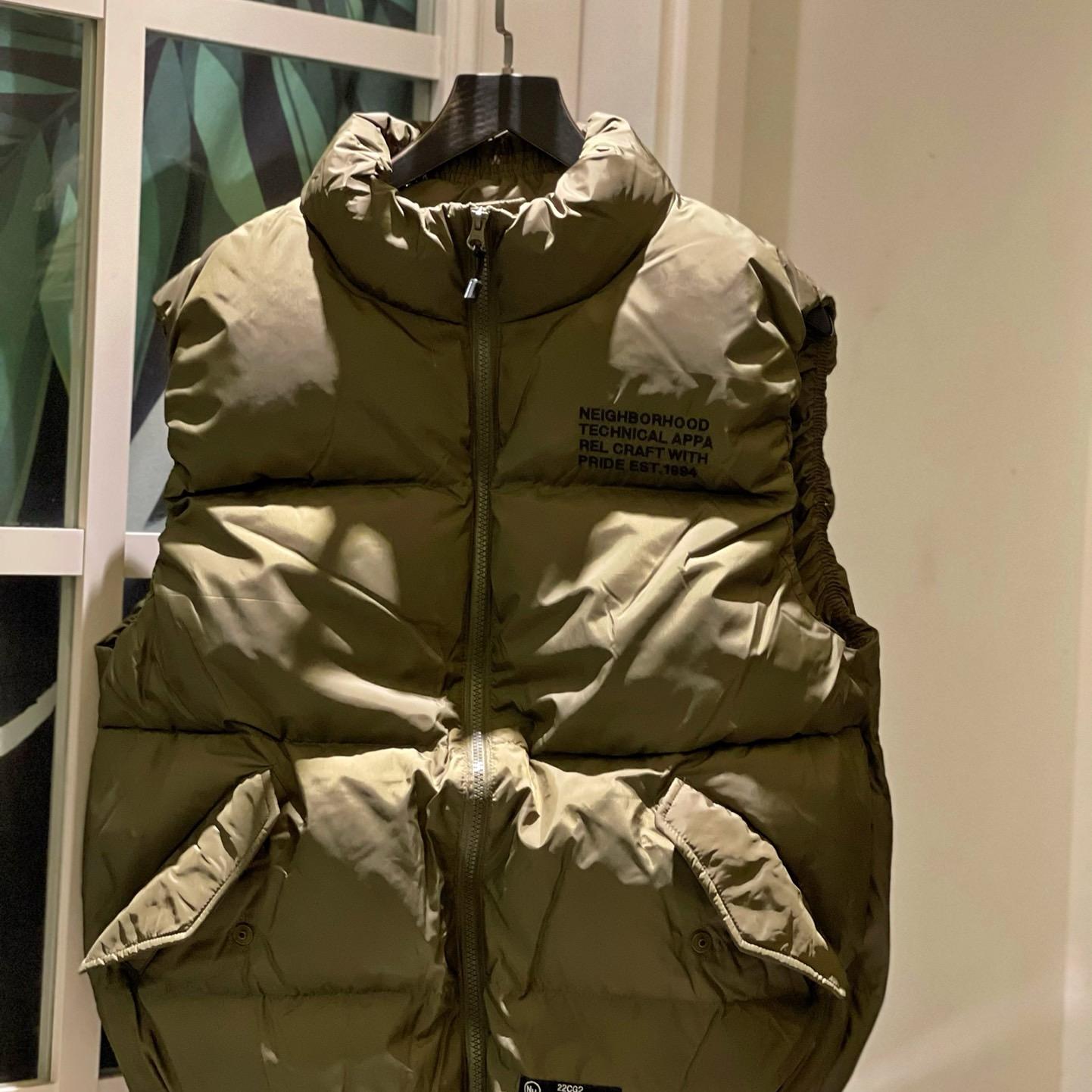 Donclickn 90% Neighborhood Duck Down Embroidered Puffer Vest - Shawn Yue Edition