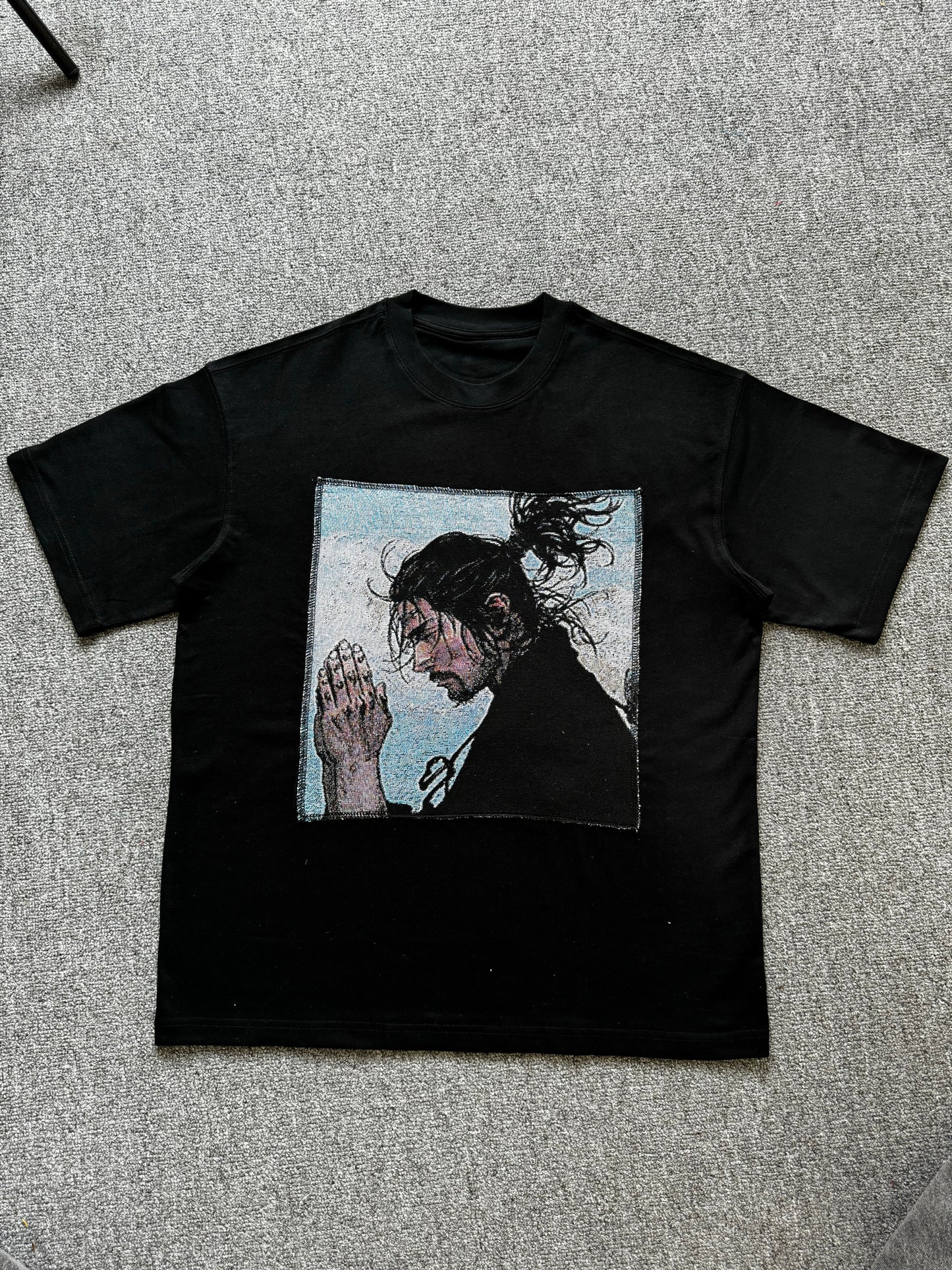 Online Store Remake Vagabond Miyamoto Musashi Handmade Short Sleeve Tee T-Shirt