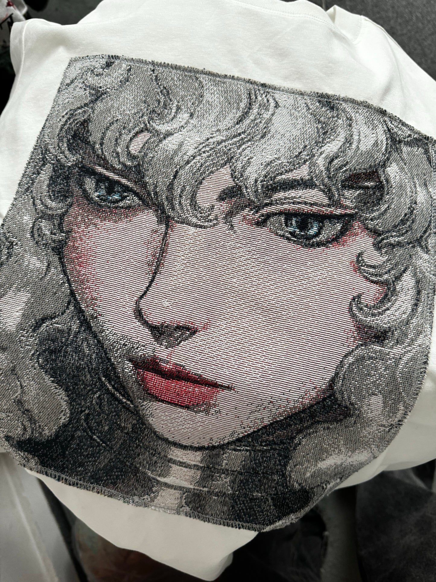 Online Remake Berserk Manga Handmade Griffith Face Streetwear T-Shirt