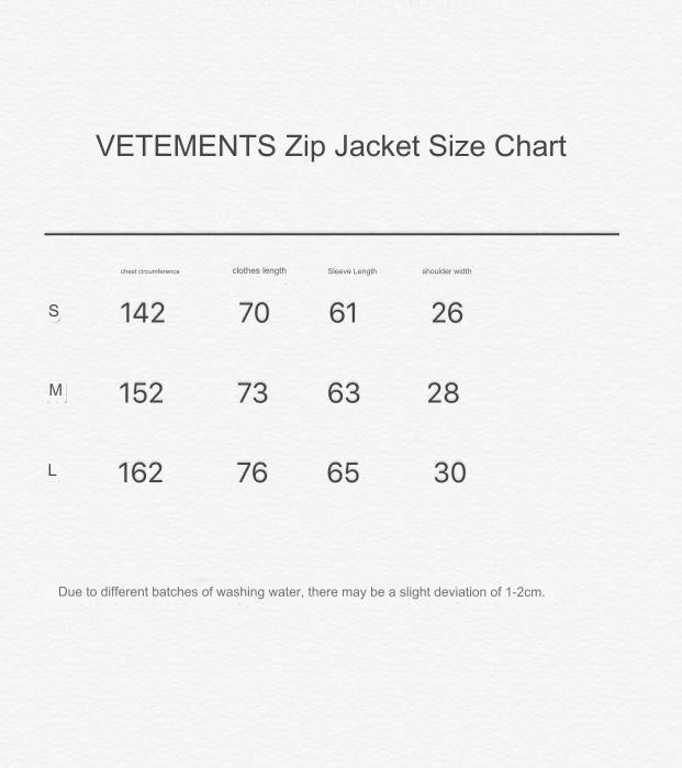 Self-made Vetements 23FW Heavy Washed Distressed Deconstructed Zip Hoodie