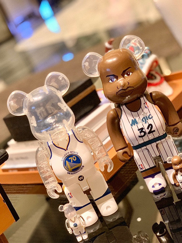 BE@RBRICK 400% Kobe Bryant Jordon James NBA Building Block Violent Bear Figures