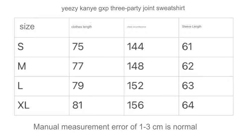 Kanye YEEZY X Peace Dove X GAP Triple Collaboration Retro Heavyweight Loose Hoodie Sweatshirt