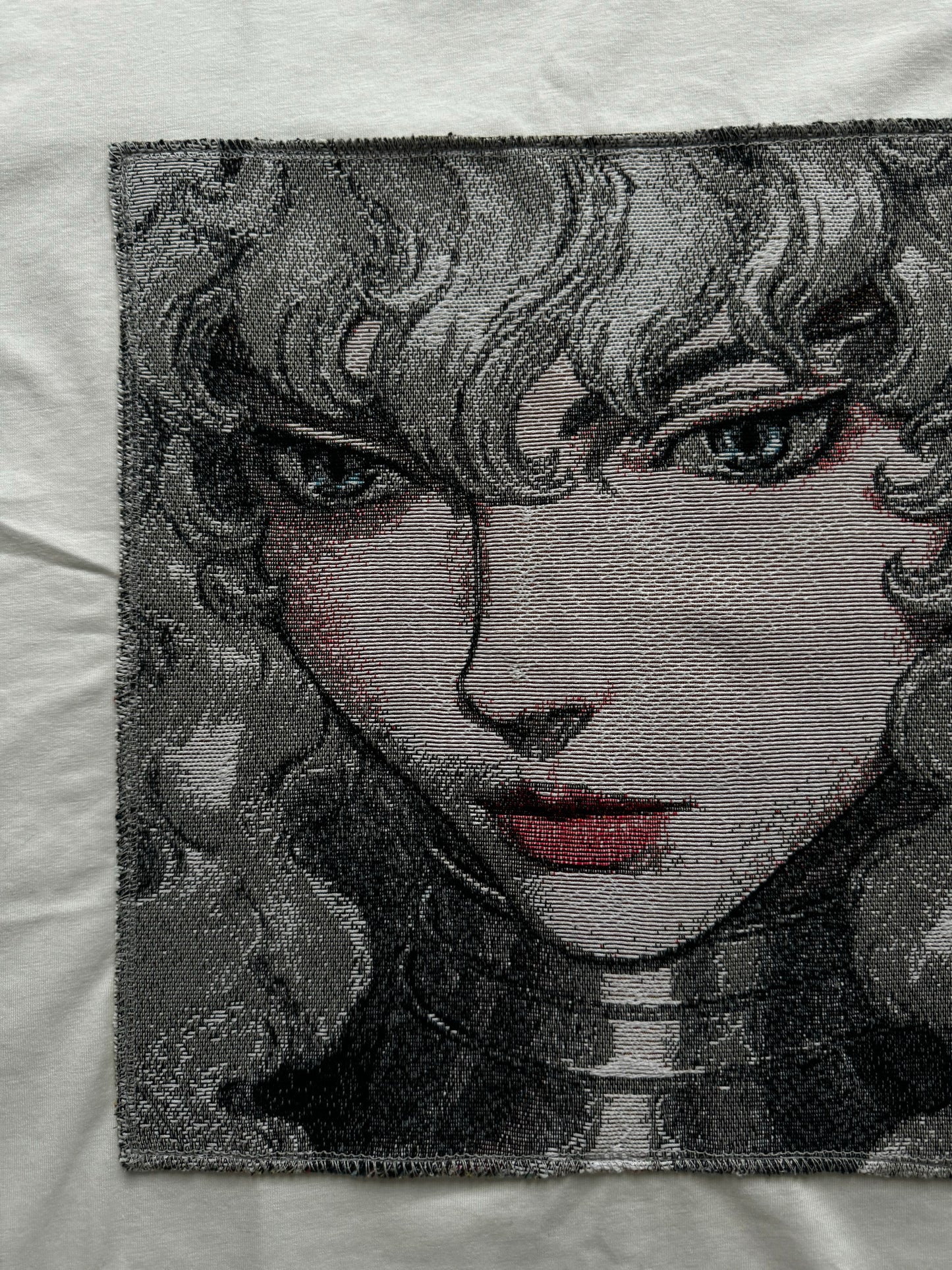 Online Remake Berserk Manga Handmade Griffith Face Streetwear T-Shirt