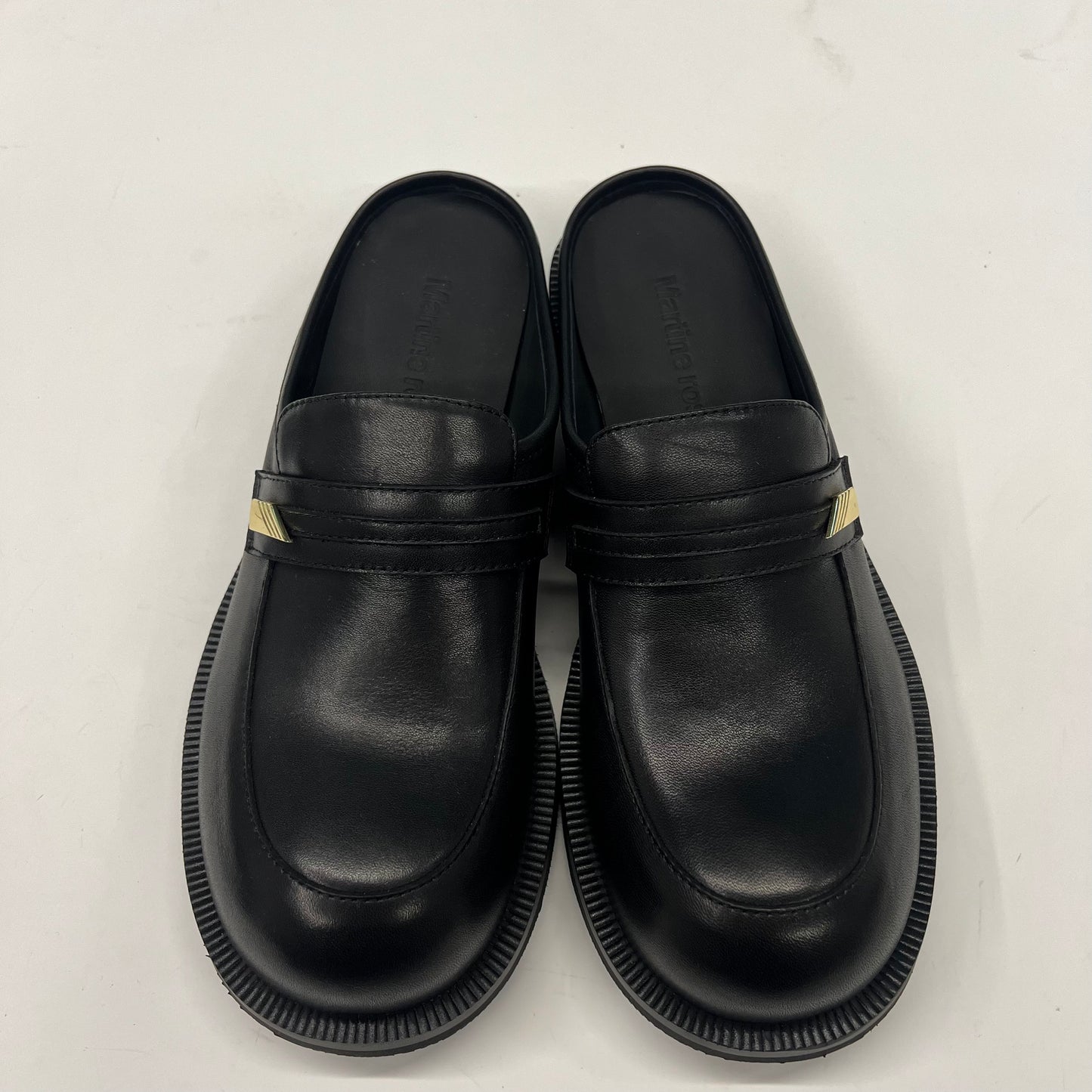 Self-made Martine Rose Loafer-Derby Genuine Leather Slip-On Shoes Retro Platform