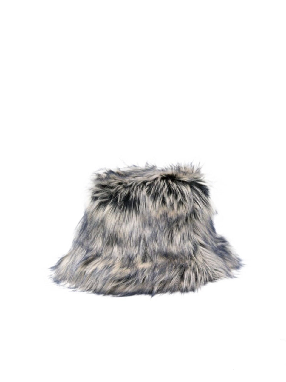 Dries DVN 24AW Runway Gradient Long Plush Oversized Bucket Hat