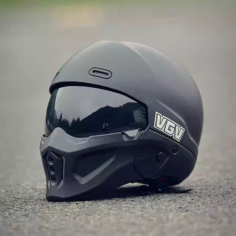 Shadow Scorpion -Motorcycle Full Face Helmet Harley Cruiser Bike Class A 3C DOT