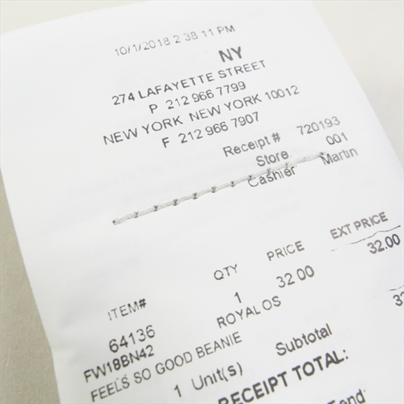 Margiela 24SS Custom Calfskin MM6 Wallet – Invoice Receipt Design Collab