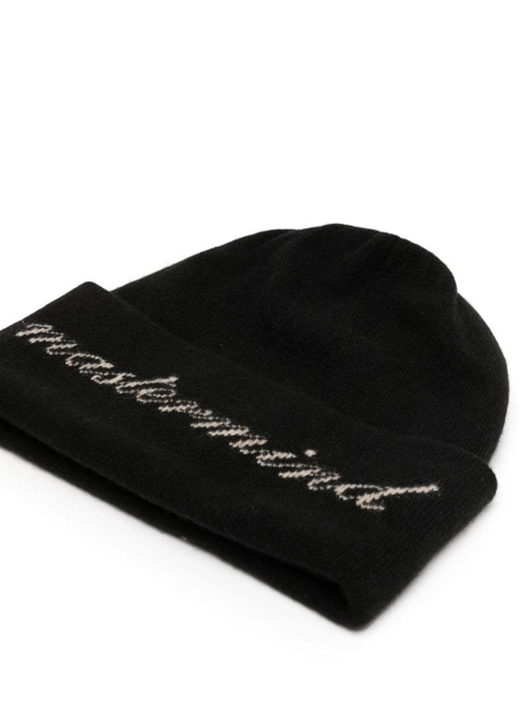 MASTERMIND Skull-Embroidered Wool Knit Beanie – Unisex Warm Slouchy Hat Couples