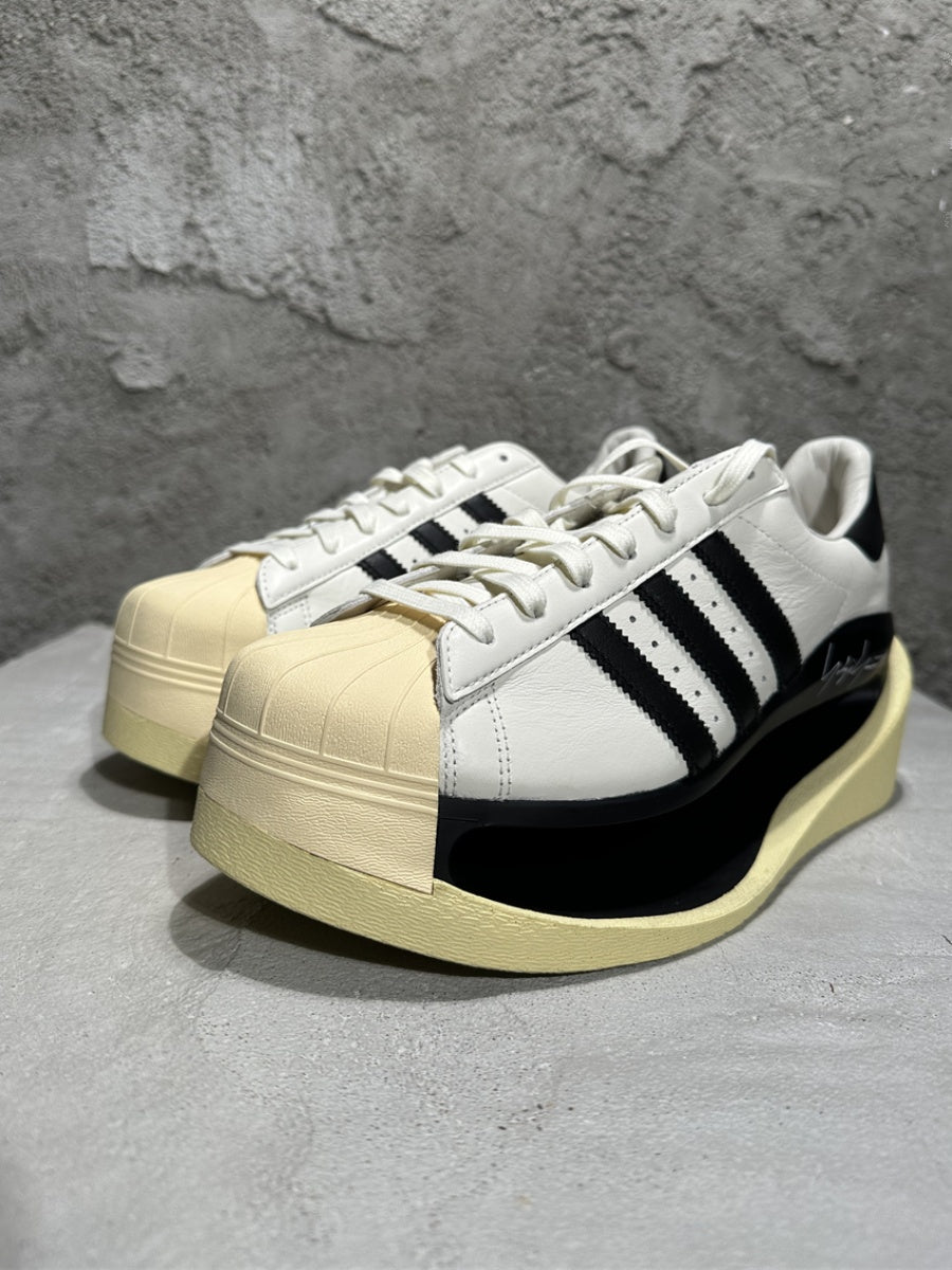 Y3X x Yohji Yamamoto Shell Toe Hollow Thick Sole Sneakers Black Samurai Elevating Casual Sports Shoes