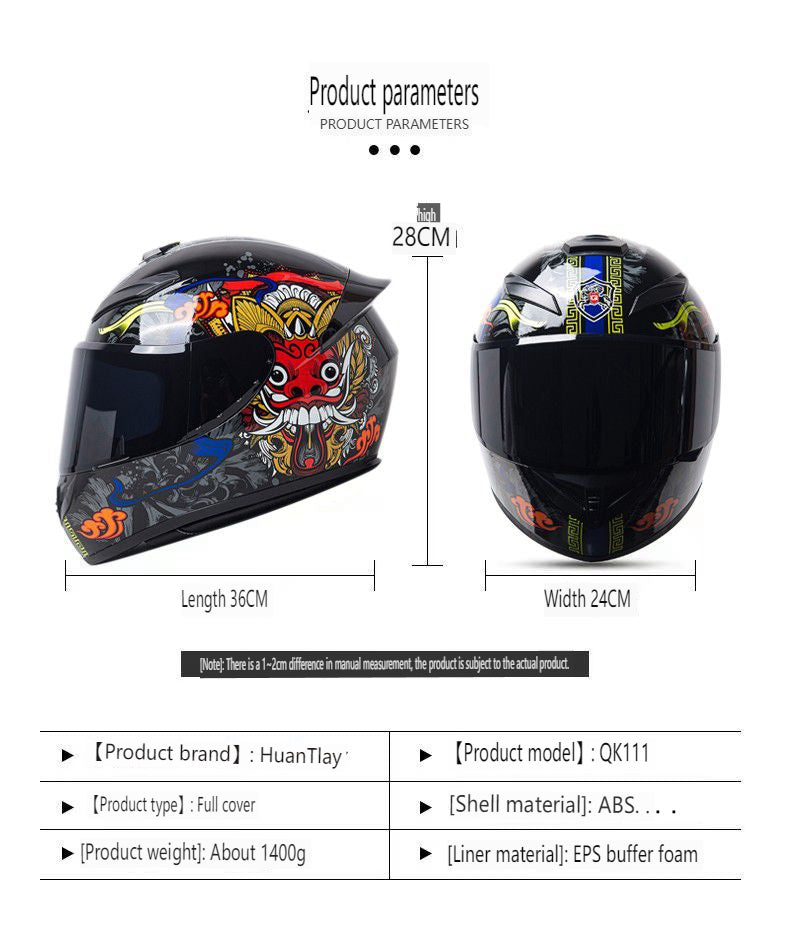 Joker / 3C DOT Full Face Dual Visors Unisex /Bluetooth Motorcycle Helmet