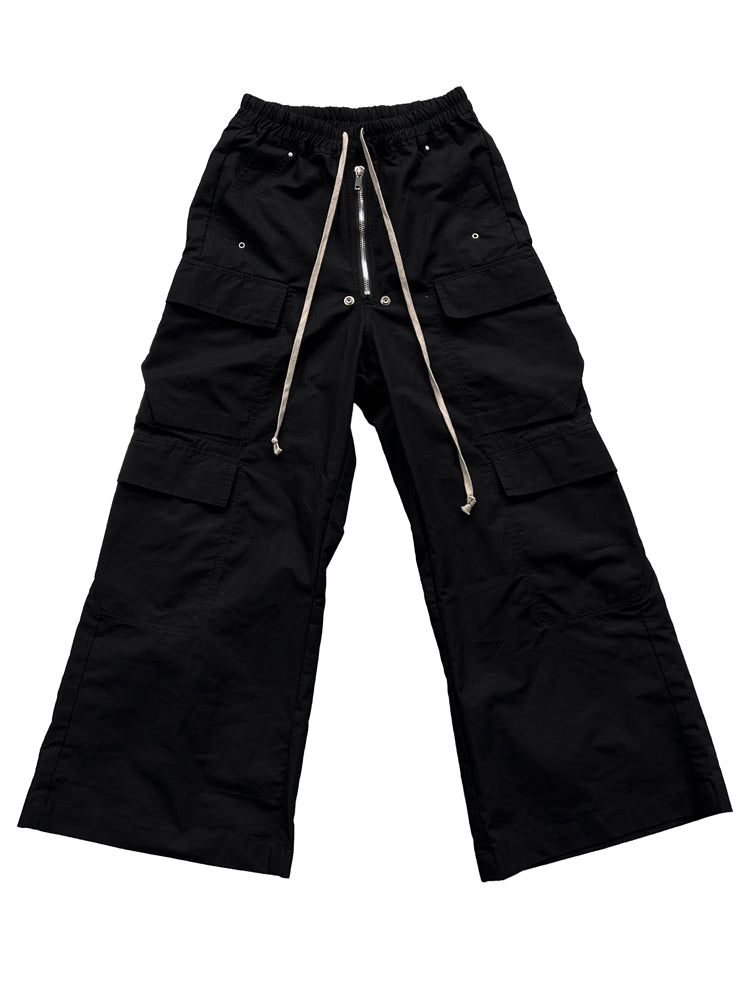 Jarvis Trousers Rick Owens acbt Woodcut Wide-leg Work Pants Flared Trousers