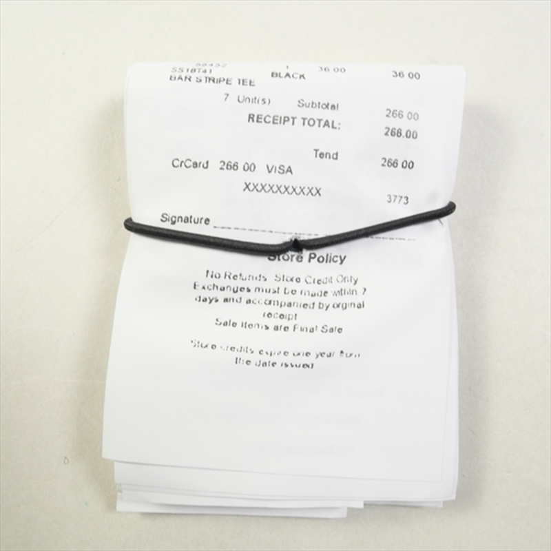 Margiela 24SS Custom Calfskin MM6 Wallet – Invoice Receipt Design Collab