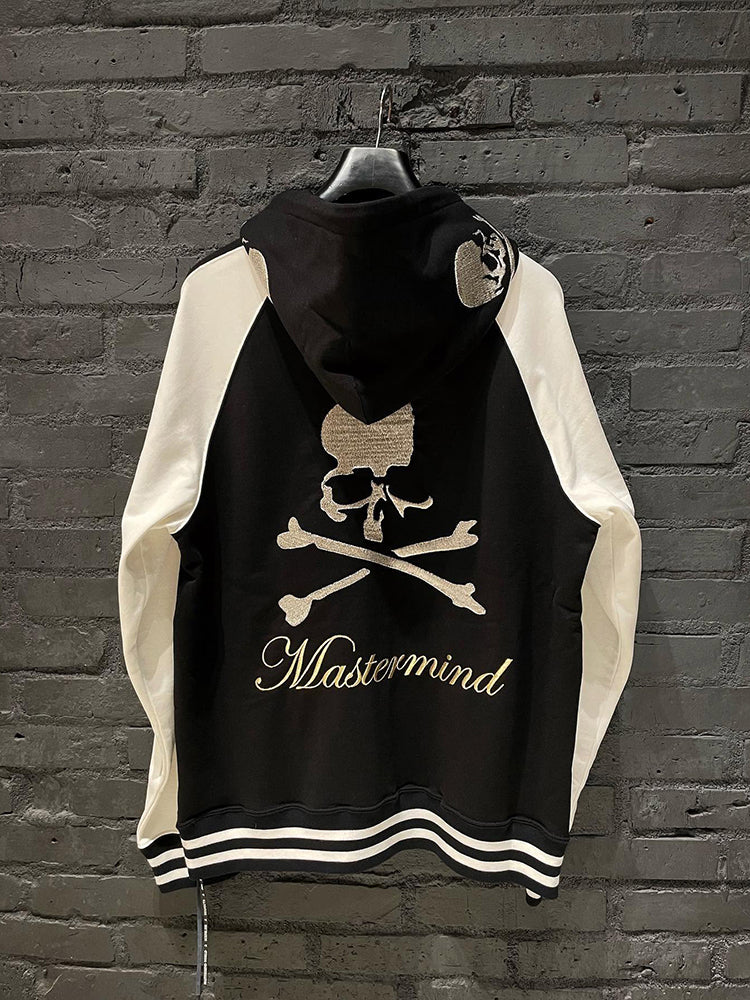 MMJ Oversized Skull Hoodie MASTERMIND – 500g Heavyweight Drop Shoulders Jackets