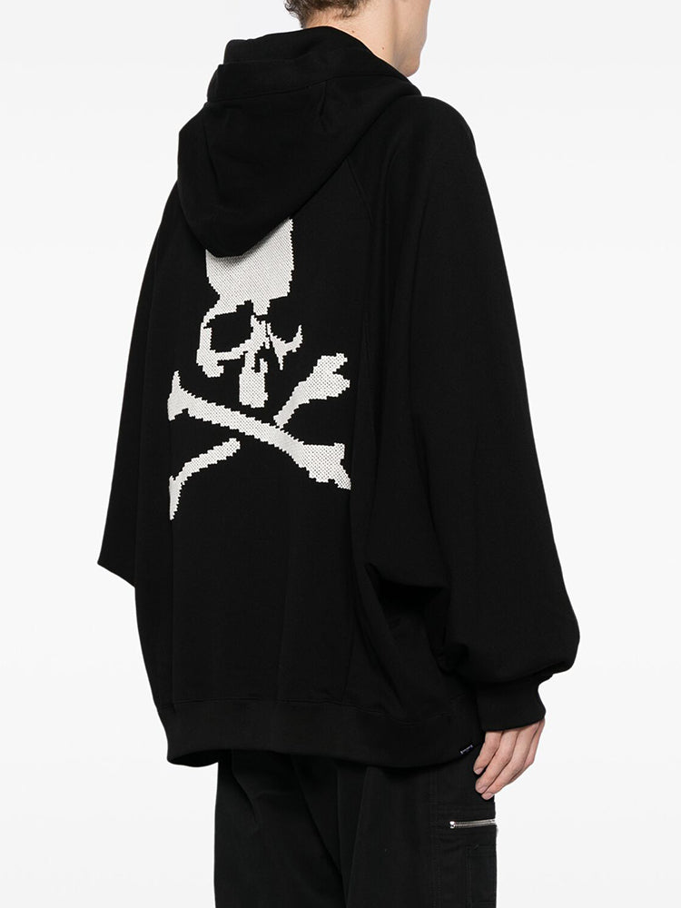 MMJ Online MASTERMIND Premium Heavyweight Hoodie - 3D Skull Embroidery Loose Fit