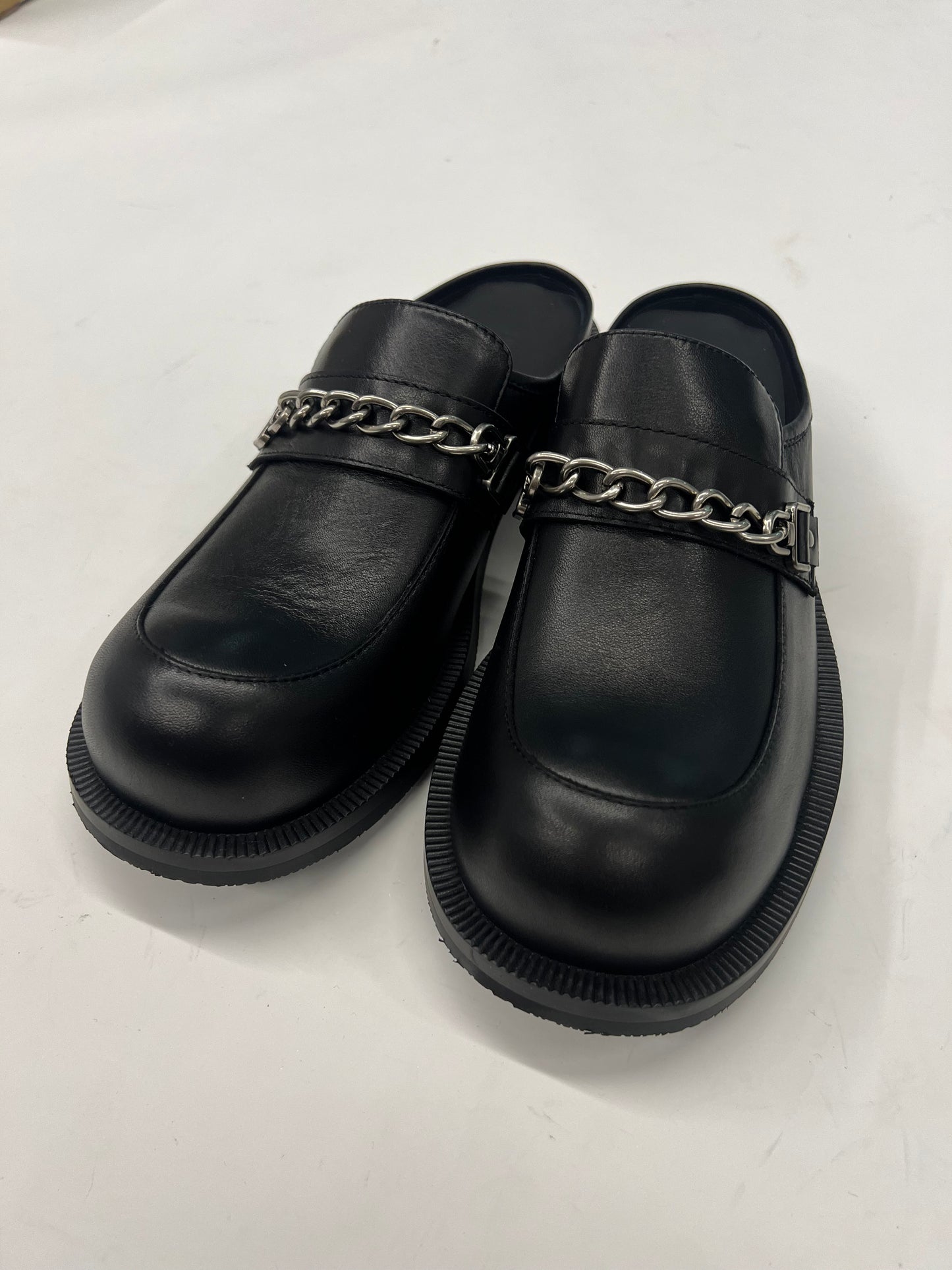 Self-made Martine Rose Loafer-Derby Genuine Leather Slip-On Shoes Retro Platform