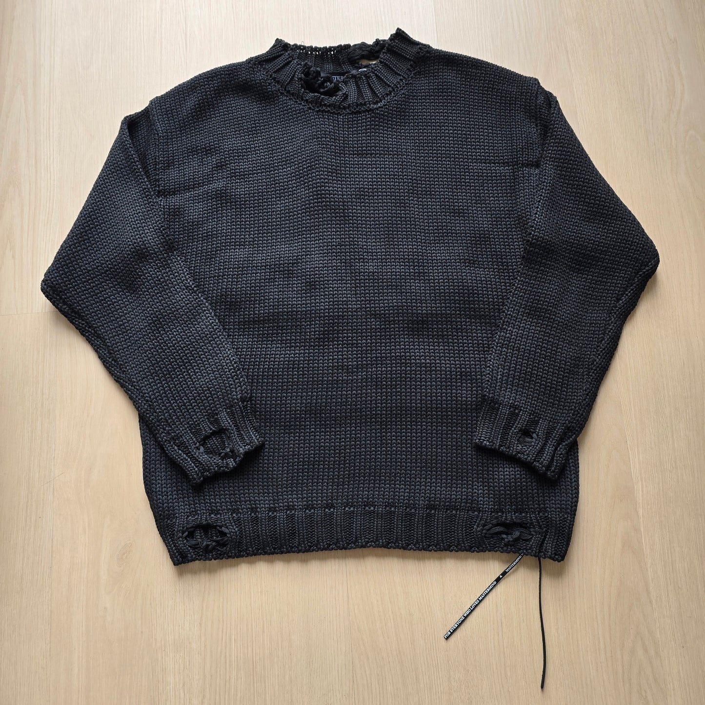 MMJ Online Japan mastermind Skull Embroidery Crewneck Knit Pullover Sweater