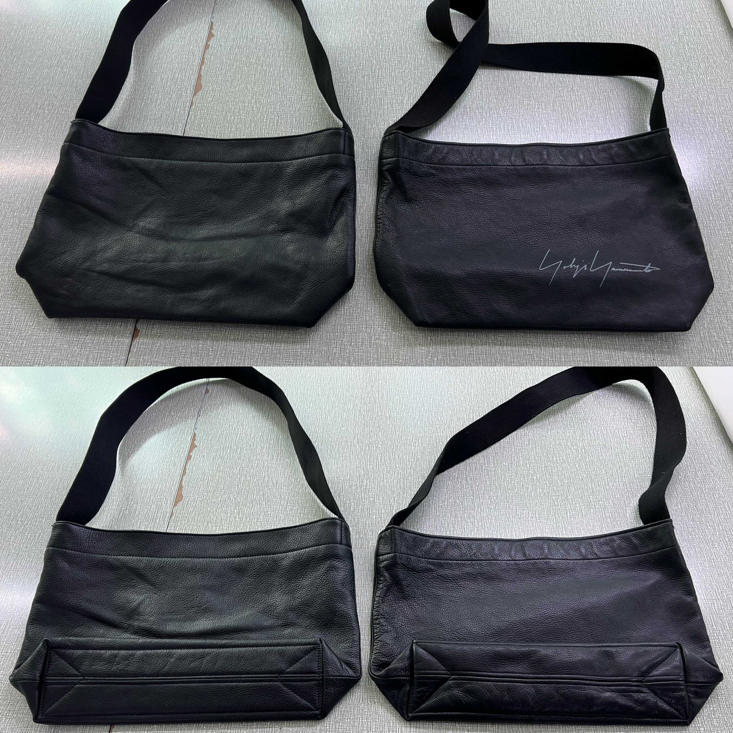 Self-made Yohji Yamamoto Aoyama Store Exclusive / Cowhide Shoulder Messenger Bag