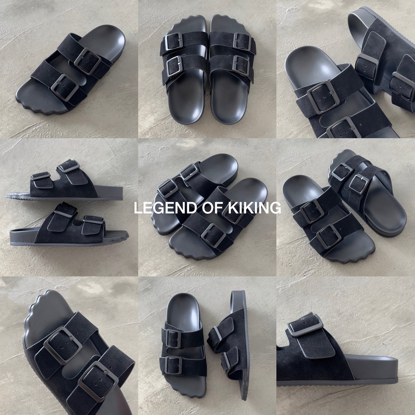 Self-made Five-Toe Birkenstock Closed-Toe Slip-On Mules Leather Flat Lazy Shoes