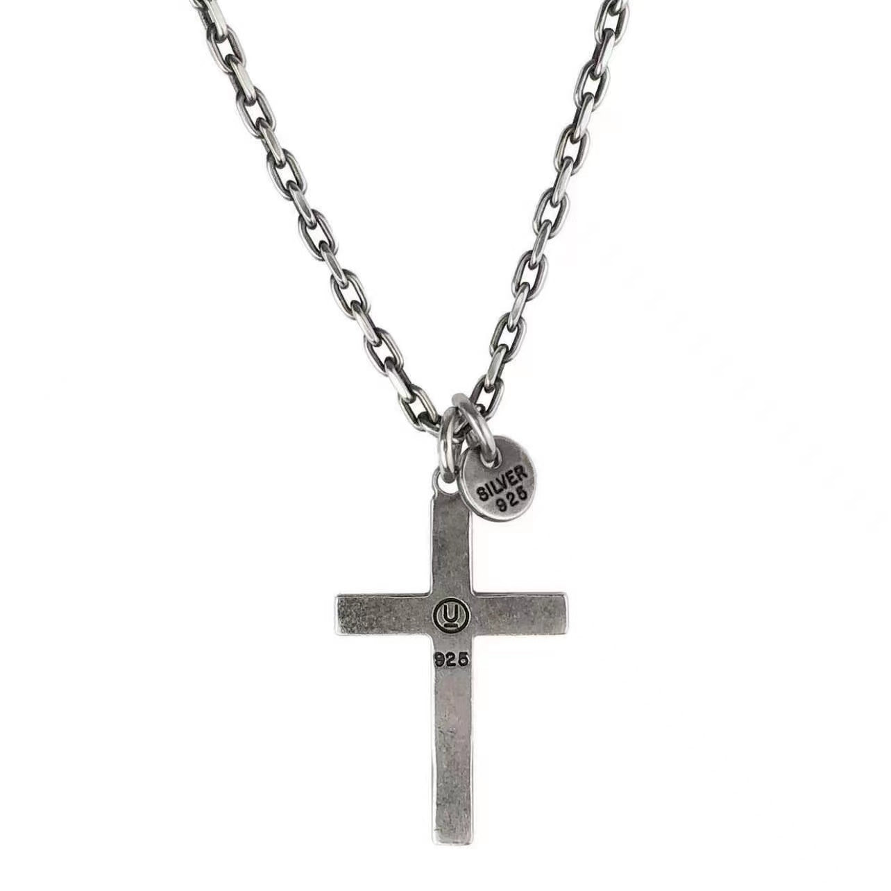 UNDERCOVER AW02 'Witch' Heaven/Hell Cross Pendant - 925 Silver ARCHIVE Necklace