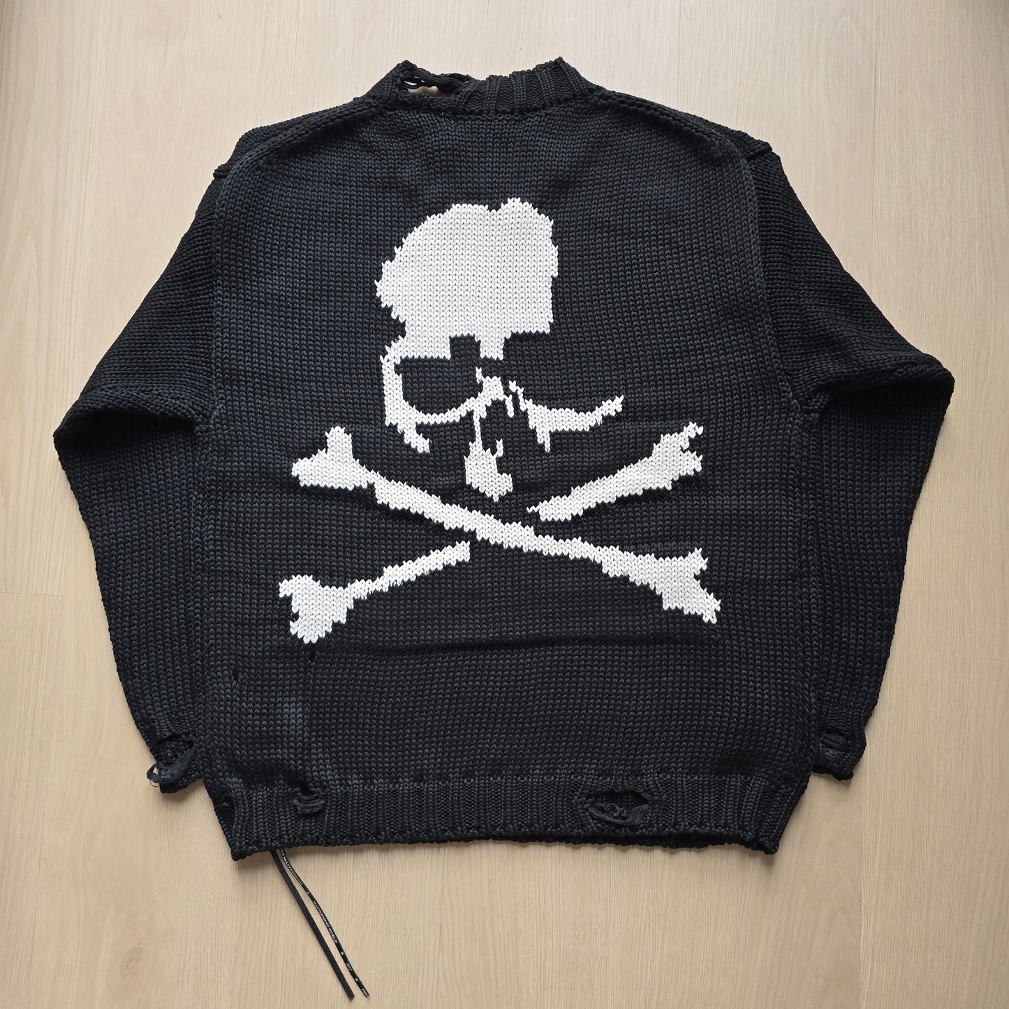 MMJ Online Japan mastermind Skull Embroidery Crewneck Knit Pullover Sweater