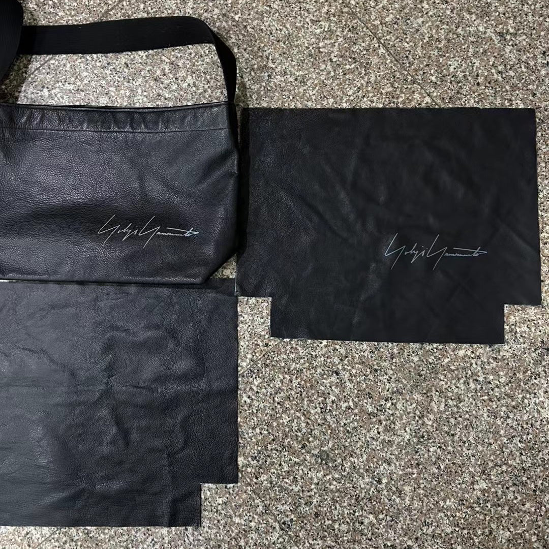 Self-made Yohji Yamamoto Aoyama Store Exclusive / Cowhide Shoulder Messenger Bag