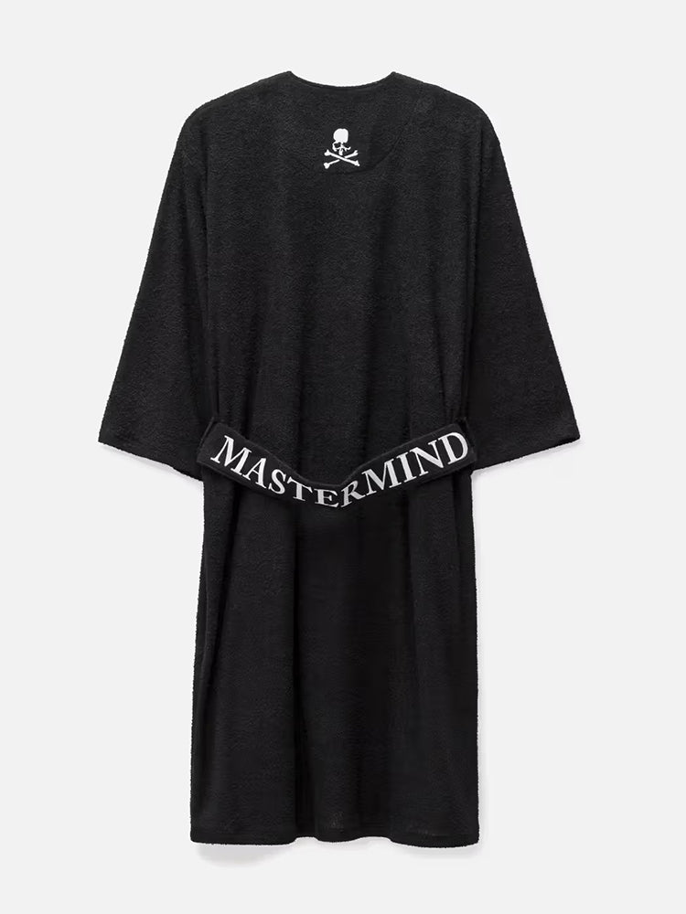 Mastermind Skull Embroidered Cotton Bathrobe - MMJ Unisex Long Absorbent Robe