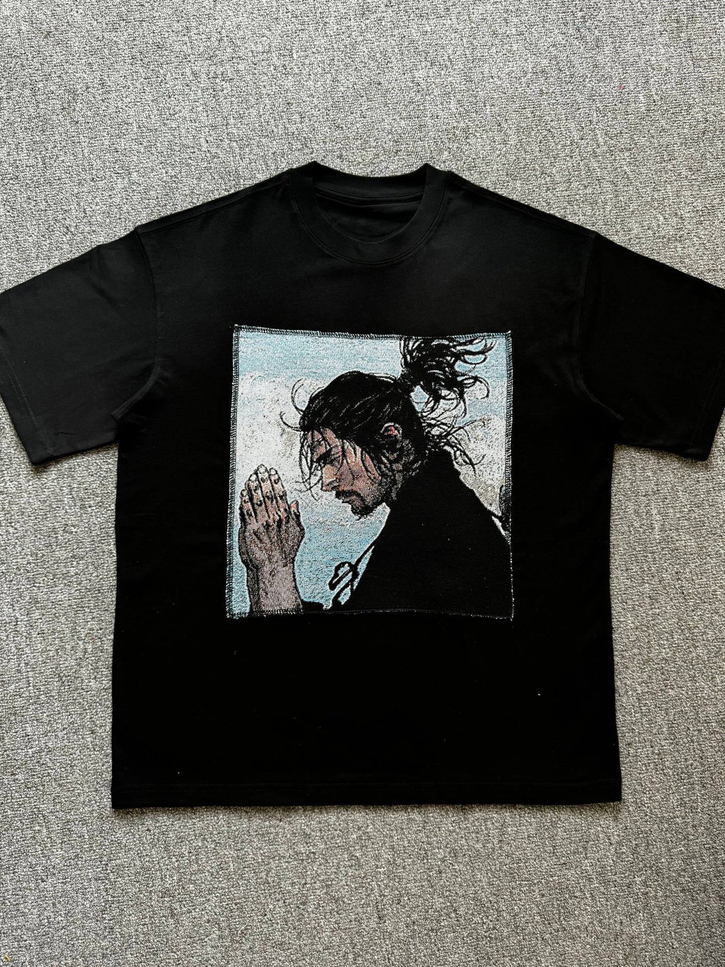 Online Store Remake Vagabond Miyamoto Musashi Handmade Short Sleeve Tee T-Shirt