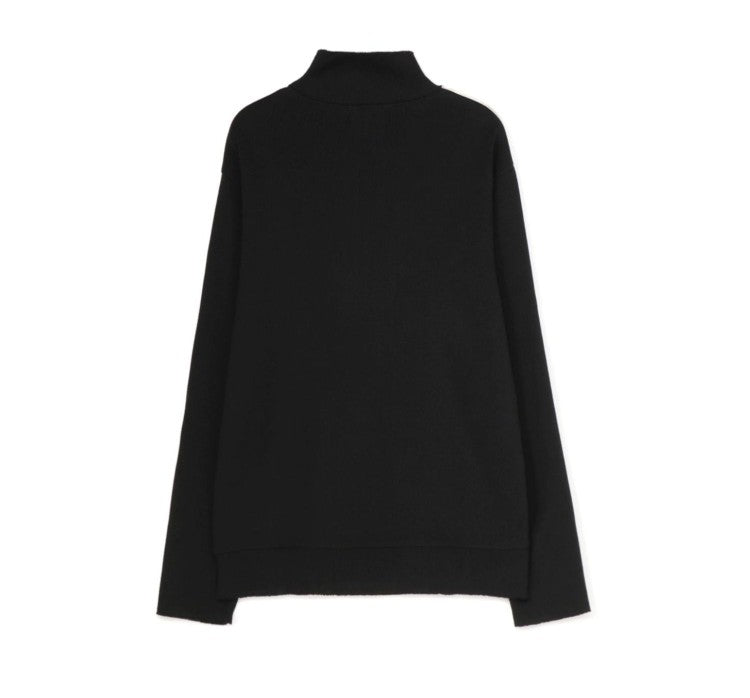 Yohji Yamamoto Rokumeikan Pima Cotton Sweatshirt Long-Sleeve T-Shirt Dual-Tone